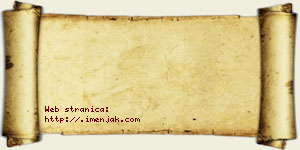 Veroljupka Aćimović vizit kartica